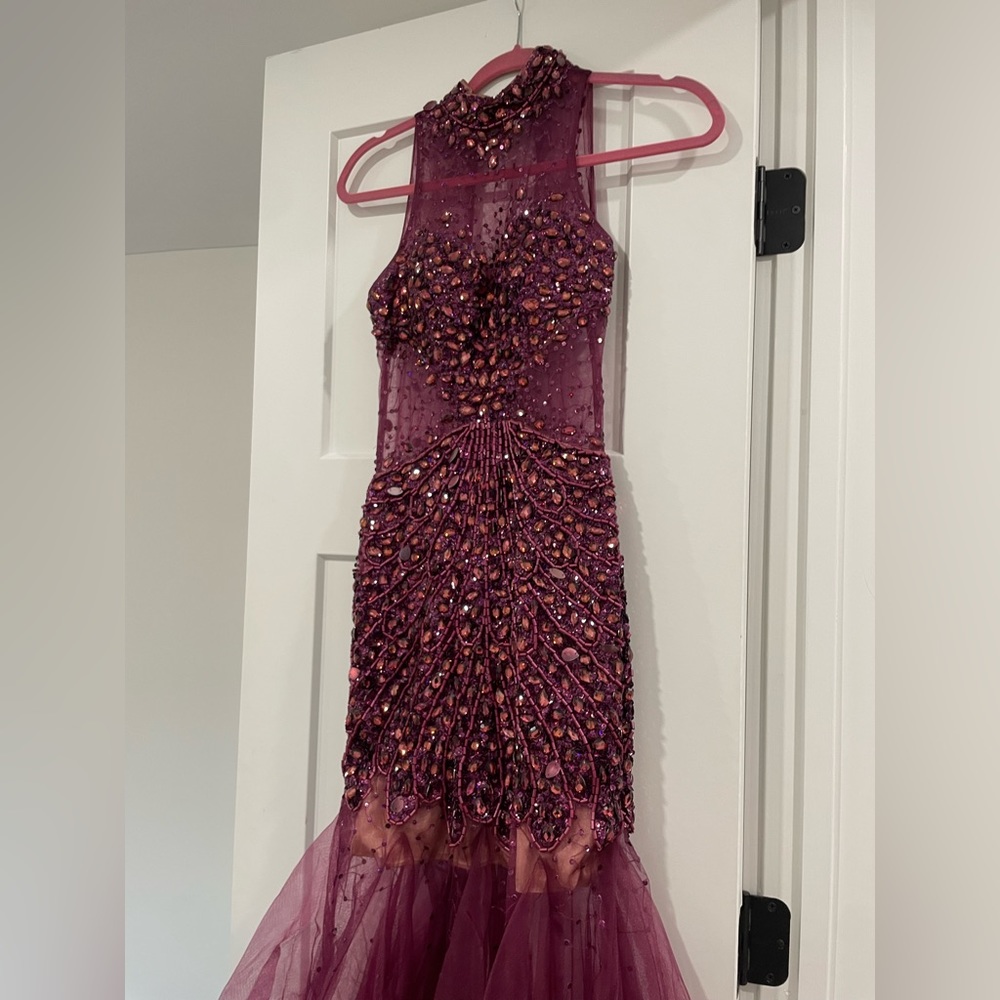 Purple Prom Dress - Picture 4 of 5